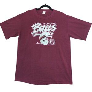 Vintage 1983 Jacksonville Bulls Football T-Shirt XL Sportswear USFL